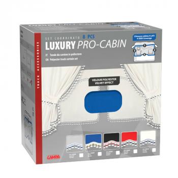 Preview: Lampa LKW-Vorhang-Set, Luxury Pro-Cabin, Blau/Gold für Standardkabine